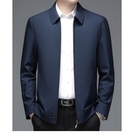 Zentoman high-quality middle-aged men'sJacket, wrinkle-free, water-resistant, lined with high-qualit