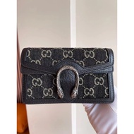 GUCCI GUCCI Denim Series Dionysus Dionysus supermini Shoulder Bag Chain Bag Female Bag