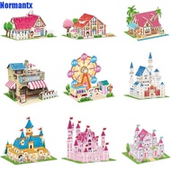JOYEX 3D Castle Airplane Assembly Model, Building Model 3d Puzzles, Cartoon Castle Handmade Airplane