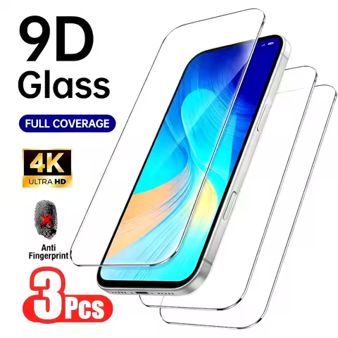 3Pcs Ultra Clear Screen Protector Film for iPhone 17 16 15 14 13 Pro Max Air 14 15 16 Plus 12 11 Pro