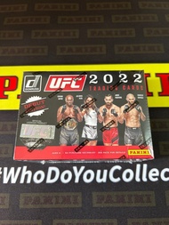 UFC Panini Donruss 2022 Trading Cards Box Debut Edition Look for Blaster Exclusive Laser Parallels , Iconic Rated Rookies RC Khamzat Jorge Julianna card Cover NEW Sealed