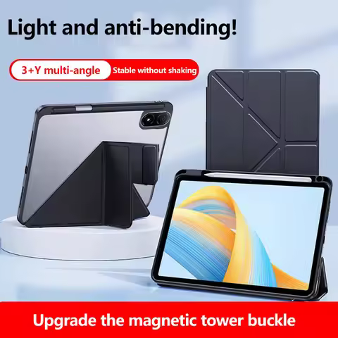 Variable Buckle Y-Folding Acrylic Stand Case For Honor MagicPad 2 12.3 inch 9 9Pro 12.1 MagicPad 13 
