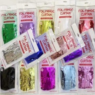 Rain Curtain Ceiling Shooting Birthday Party Decoration Color Strip Golden Stage Background Arrangem