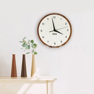 Creative Gift Clock Crafts Personalized Wall Clock Home Clock Clock Color Wood Retro Wooden Walnut W