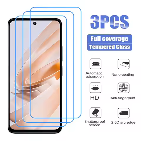 3Pcs Screen Protector For Xiaomi Redmi A4 5G Note 13R 13 Pro 4G 13 14 5G India Tempered Glass For Re