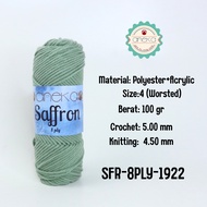ANEKA - 8-Ply Saffron Knitting Yarn / Crochet Knitting Yarn - 1922 - Sage