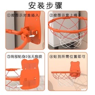 Indoor Basketball Hoop Indoor Basketball Hoop Sticky Perforation-Free Basketball Hoop Foldable Adult
