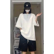 Summer Gypsy Sky Sequins Half Sleeve Short Sleeve T-Shirt Couple Wear Men's and Women's