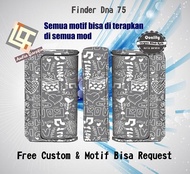garskin vapor finder dna 167 motif doodle doodle2, motif bisa custom