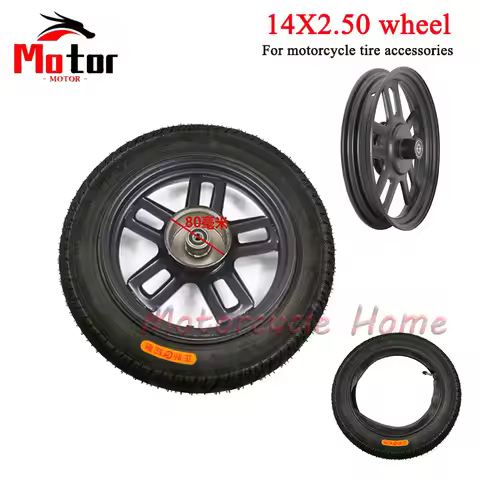 CST 14x2.50 wheel with hub for 14'' Electric Vehicle pneumatic wheel tyre 14* 2.50 / 14x2.5 Electric