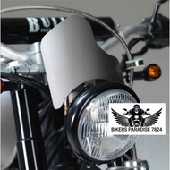 cafe racer windshield and odometer