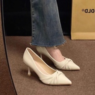 【 】Women's high heels, twisted pointed toe, basic high heel shoes for work and going out, QC product