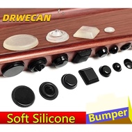 Transparent/Black Rubber Silicone Feet Silicone Pad Furniture Damper Accessories For Leather Rubber 