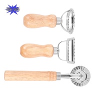 3PCS Ravioli Pasta Cutter Set, Ravioli Stamp Maker with Wooden Handle Ravioli Cutter Ravioli Maker f