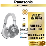 PANASONIC TECHNICS EAH-A800E WIRELESS HEADPHONES WITH NOISE CANCELLING AND MICROPHONE EAH-A800E-K/S