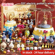 [Qilemeng]DIY Pottery Machines Pottery Painting Kit Art Clay Machine Toys Creative Pottery Wheel Set