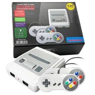 ⚠️ 2024 迷你復古電玩遊戲機適用於 SNES 家用遊戲機 AV 輸出內建 620 遊戲有線遊戲手把兒童用