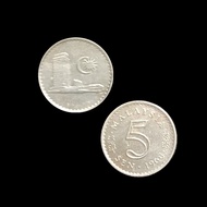 Koin Malaysia 5 Sen Tahun 1967-1988