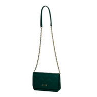 ELLE BAG I กระเป๋าสะพายข้างผู้หญิงทรง QUITING มี 4 สี สีดำ สีเขียว สีขาว สีม่วง I EWH161
