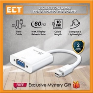 j5Create JDA112 Mini DisplayPort to VGA Adapter Supports 4K Video Resolutions & Universal Compatibil