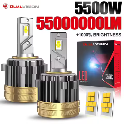 5500W H7 LED H15 LED Car Light Canbus Lamp Headlight Bulb High Low Beam Daytime Running Light for Ma