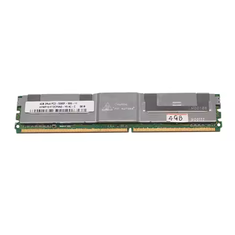 A35I DDR2 4GB Ram Memory 667Mhz PC2 5300 240 Pins 1.8V FB DIMM with Cooling Vest for AMD Intel Deskt