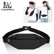 LouisWill shoulder bag for men Men Bag Multifunctional Chest Bag Fashion Waist Bag Crossbody Bag Wat