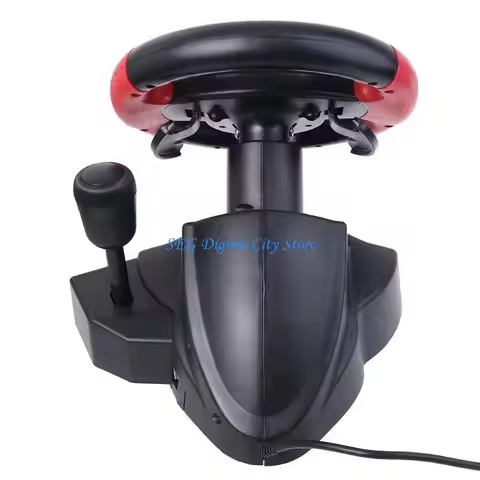 U75B Gaming Steering Wheel Gamepad Racing Game Steering Wheel Dual Motor Vibration