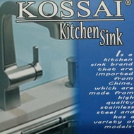 ready Kitchen Sink Kossai K12050B, bak cuci piring 2 lubang dalam