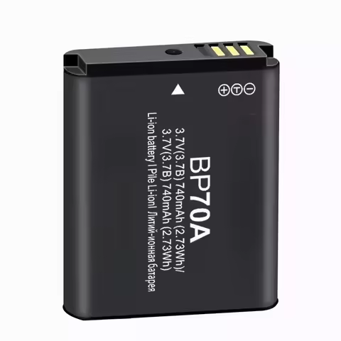 Battery for Samsung bp70a camera ES65/70 ST60/65 PL170/120 5X CCD