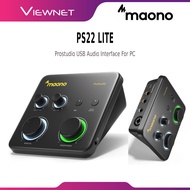 MAONO PROSTUDIO PS22 LITE USB AUDIO INTERFACE FOR GUITAR, PODCAST RECORDING WITH POWERFUL PROSTUDIO 