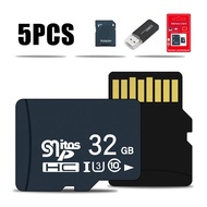 5PCS TF Card Class10 128GB 256GB cartao de memoria 32GB 64GB 16G SD Card 8G 4GB 2GB Flash Memory Car