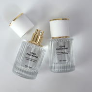 ขวดน้ำหอม ขวดแก้วใส่น้ำหอม ขนาด 30ml ทรงหรูหรา บรรจุสารเหลว น้ำหอม แอลกอฮอลล์ สเปรย์ฉีดพ่น หัวสเปรย์