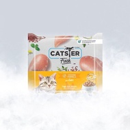 CATSTER FRESH แคทส์เตอร์ เฟรช ขนาด 80 กรัม อาหารมื้อหลักแมว/อาหารสด/อาหารแช่แข็ง/อาหารแมว/ทานได้ทั้ง