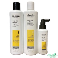 [ NL ] KIT of shampoo, conditioner and Nioxin essential oil to prevent Hair loss System 1 300mlx2/10