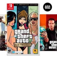 任天堂 - 俠盜獵車手 GTA Trilogy Grand Theft Auto 三部曲 最終版 中英文合版