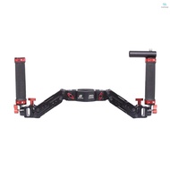 DF DIGITALFOTO ARES Z Axis Gimbal Spring Dual Handle Flexiable Damping Detachable Dual Grip Gimbal Handle for Zhiyun Crane 2 DJI Ronin S FeiyuTech AK2000/4000 Moza Air Cross 3 Axis