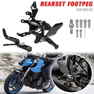 For Suzuki GSX-8S GSX 8S GSX8S 2023 2024 2025 Carbon Fibre Footpeg Rear Set Foot Pegs Pedal Footrest