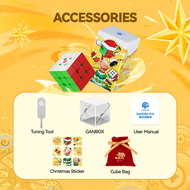 GAN 356 ME รุ่นคริสต์มาส คิวบ์แม่เหล็ก 3x3 สปีดคิวบ์ ของเล่นเสริมพัฒนาการเด็ก ของขวัญคริสต์มาส