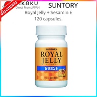 SUNTORY Royal Jelly Sesamine E 120 tablets 30 days / Natural Royal Jelly essence Capsule / Helping