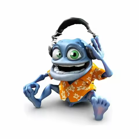 Funny Beautiful Anime Crazy Frog Car Sticker Waterproof Cover Scratch Funny Sticker Window Motorcycl