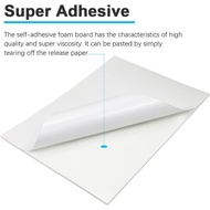Paper Foam Board Adhesive Paper Foam Board White- A1/A2/A3/A4/A5 Thickness 5mm
