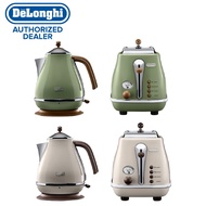 DeLonghi Icona Vintage Breakfast Set Kettle KBOV2001 + Toaster CTOV2003