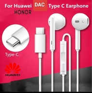Digital Stereo Type C Headphones For Huawei Honor X9d Earphones Honor X9c X9b X8dX7d 400300200100907