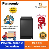 (FREE SHIPPING & INSTALL KL SEL) Panasonic 15.5kg Powerful Clean & Convenient Top Load Washing Machi