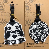 L4ft Travel Essential Street Wear God of Fortune Evisu Crow Heart Luggage Tag Boarding Pass Consignment Tag Ornaments Luggage Tag Name Tag Schoolbag Tag
