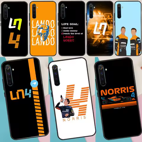 F1 Formula 1 Lando Norris Case For Realme C11 2021 C15 GT Master GT Neo2 8 Pro 8i For C31 C35 C25 C2