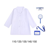 [xbnmpzi] Kids Doctor Coat Pretend Play Toy Gift Long Sleeve Lab Coat for Kids Children
