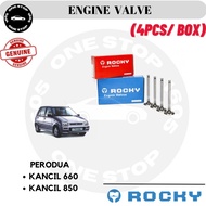 PERODUA KANCIL 660 & 850 JAPAN ROCKY ENGINE VALVE SET INT INTAKE/ EXH EXHAUST (4PCS)