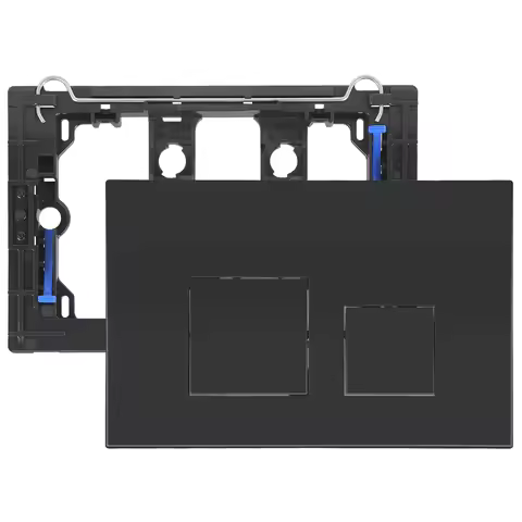 Dual Push Plate with Flush Lever Set and Mounting Frame for Geberit Sigma 20 UP300 & 320 Actuator Pl